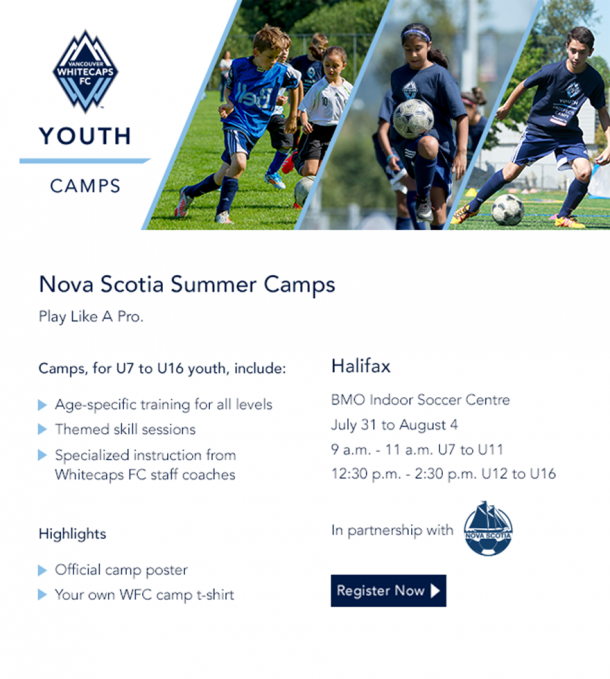 Whitecaps sales summer camp